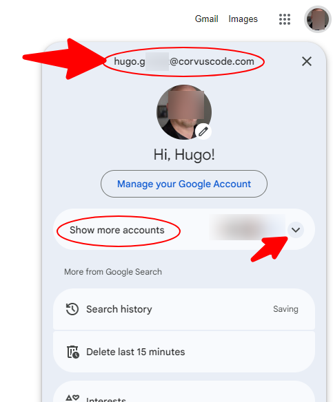 Google-website-account